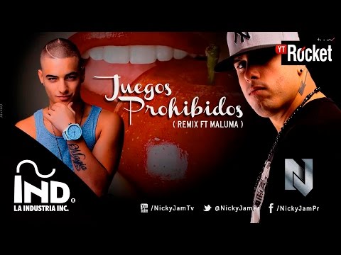 Nicky Jam - Juegos Prohibidos Remix Ft Maluma Oficial Con Letra Nickyjampr Malumacolombia фото