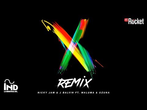 X Remix - Nicky Jam X J Balvin X Ozuna X Maluma фото